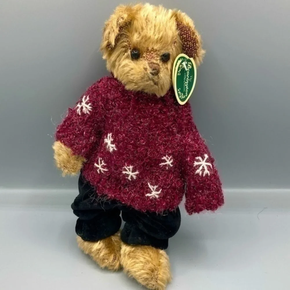 💋 ✨Bearington Collection Toby #1369 NWT Sweater Holiday Bear 🐻